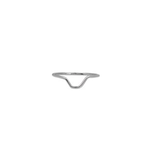 Sterling Silver Climber Band || Silver Ring || Stackable || Minimalist Style || Under 100