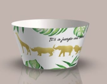 Safari, Jungle, Wild One Cupcake Liner