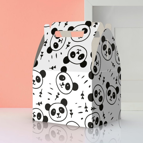 Panda Favor Boxes - Etsy