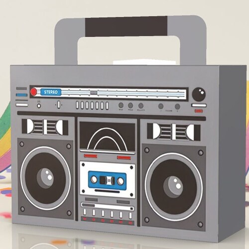 Boombox Luggage Boombox Suitcase Retro Boombox Baby Shower Etsy