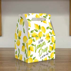 12pcs Lemon Party Bags,Summer Cool Paper Bags,Lemon Juice Gift Bags,Yellow  Lemon Party Favor Bags with 18 pcs Lemon Stickers