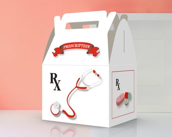 Caja Para Regalos Médico, Enfermera y Hospital