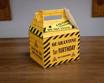 1st birthday favor boxes