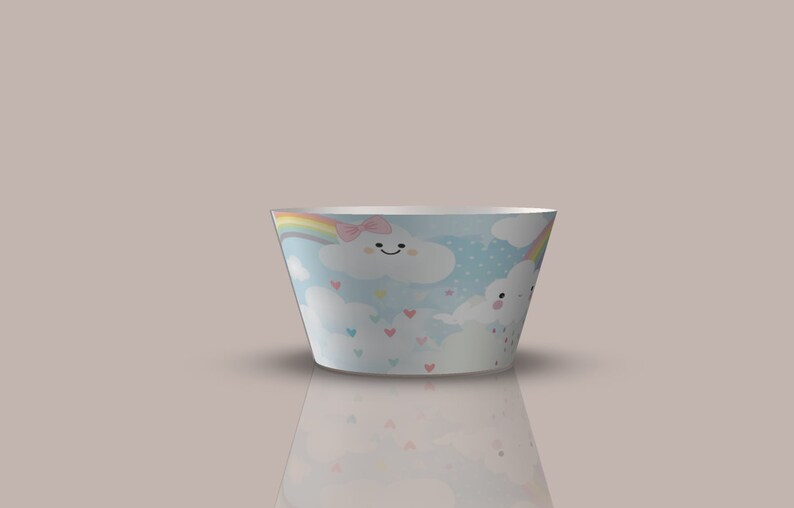Raining Hearts Lluvia de Amor Cupcake Liner