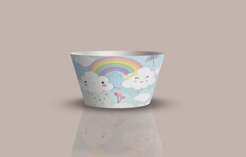 Raining Hearts Lluvia de Amor Cupcake Liner