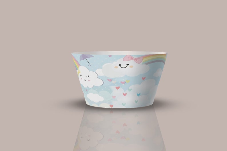 Raining Hearts Lluvia de Amor Cupcake Liner