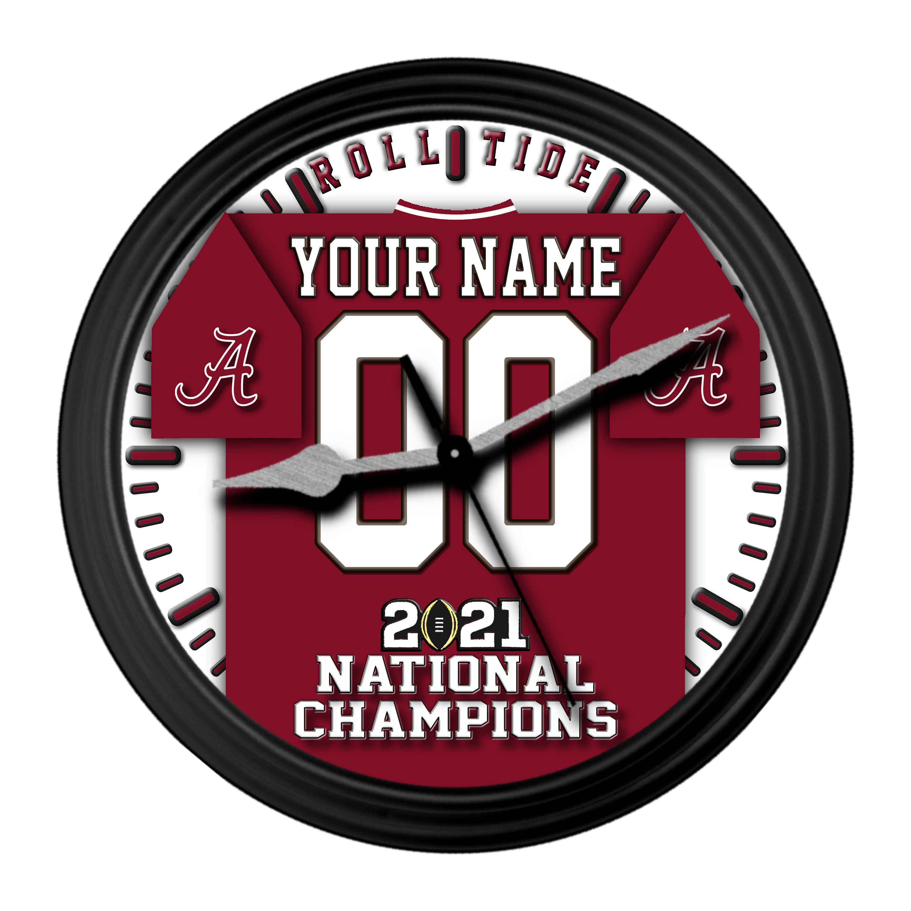 ALABAMA CLOCK 2020 National Champs Champions Wall Clock Etsy