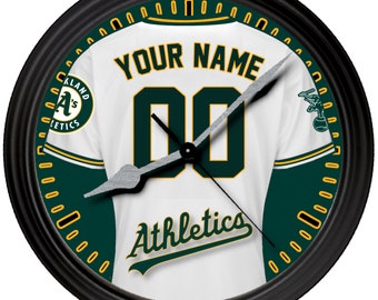 custom a's jersey