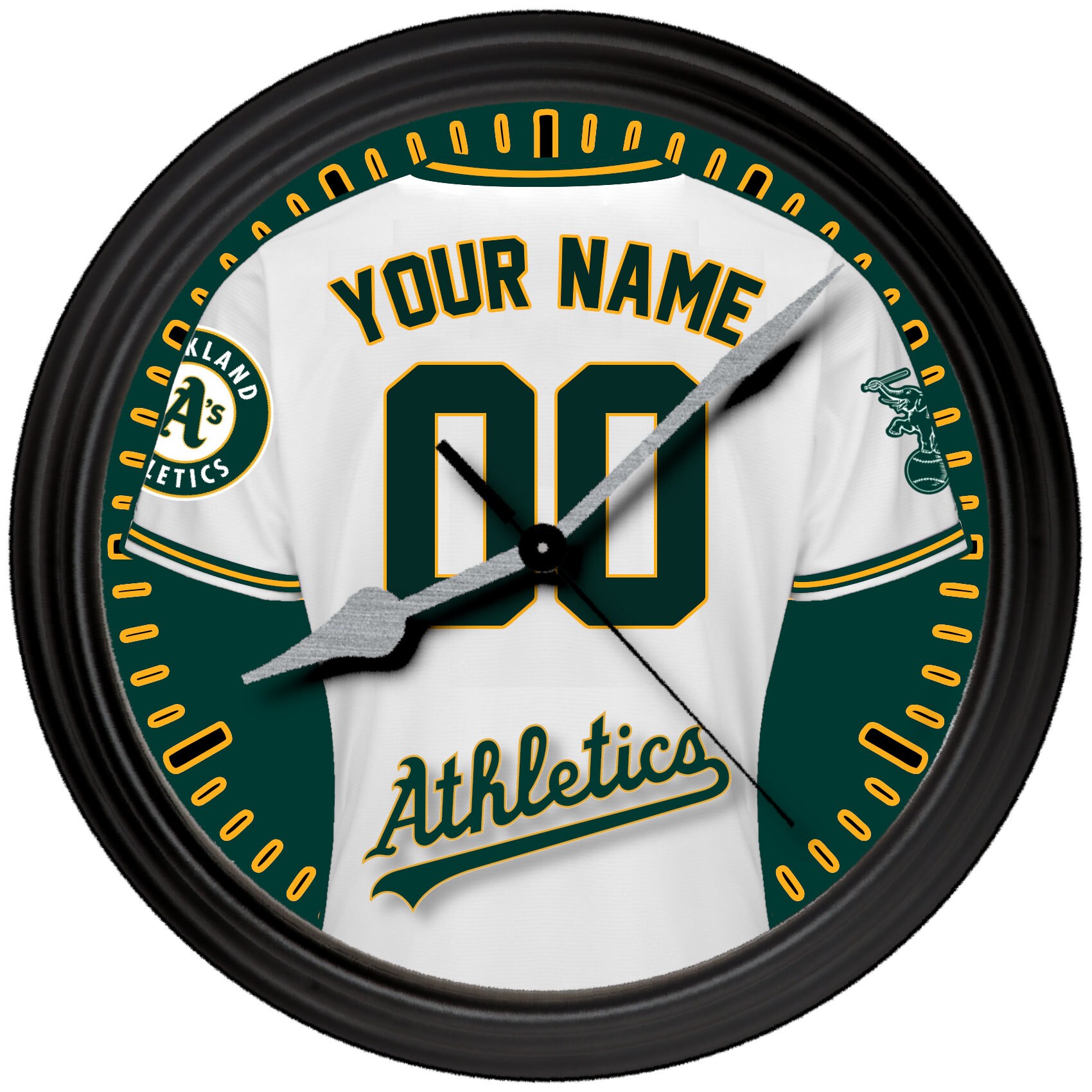 personalized a's jersey
