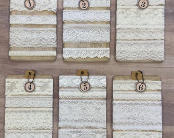 Vintage/Antique Craft Sewing Bobbin Lace Trim - 3 (ft) Each Lace Remnants, French Lace, Vintage Lace Bundle, Old Lace Broder -Trim #F