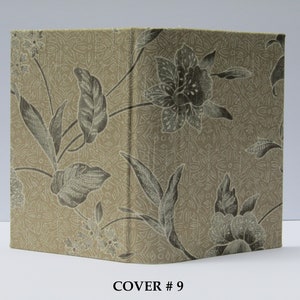 FLORAL Journal Hard Board Cover Only - Fabric Handmade Journal Cover - Junk Journal Cover Only - Fabric Hard Board Journal Cover