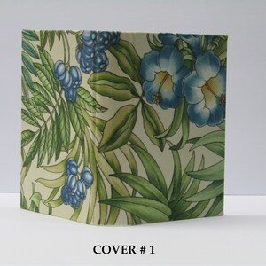 FLORAL Journal Hard Board Cover Only - Fabric Handmade Journal Cover - Junk Journal Cover Only - Fabric Hard Board Journal Cover
