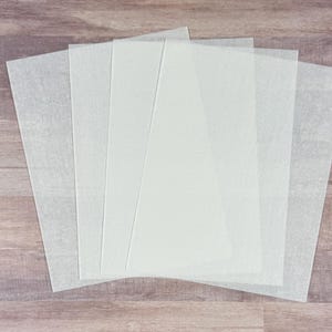 20 Vintage Onion Skin Paper Sheets - Journal Paper-Scrapbooking - Journaling - Junk Journal Pages - Aged Paper - Vintage Paper 1950's