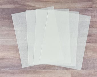20 Vintage Onion Skin Paper Sheets - Journal Paper-Scrapbooking - Journaling - Junk Journal Pages - Aged Paper - Vintage Paper 1950's