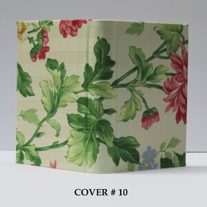 FLORAL Journal Hard Board Cover Only - Fabric Handmade Journal Cover - Junk Journal Cover Only - Fabric Hard Board Journal Cover