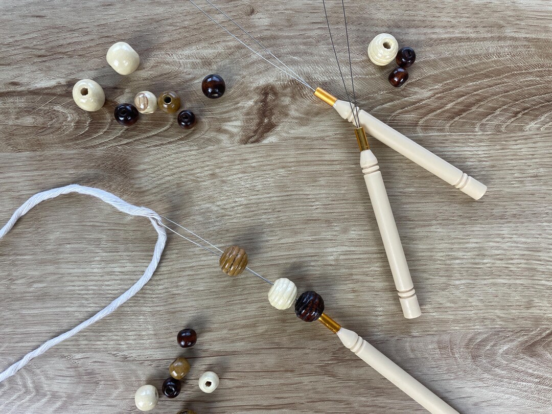 Bead Threader for Wooden Beads Macrame | Bead Threader - Etsy