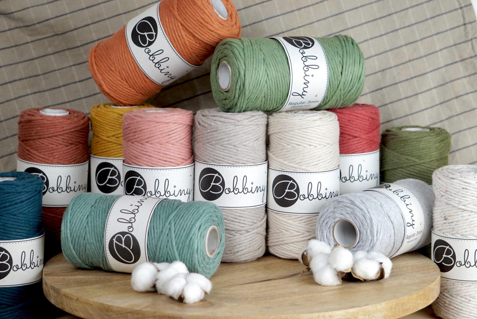 Wachsband Baumwollkordel Gewachste Baumwollschnur 3mm ABSOFINE 20