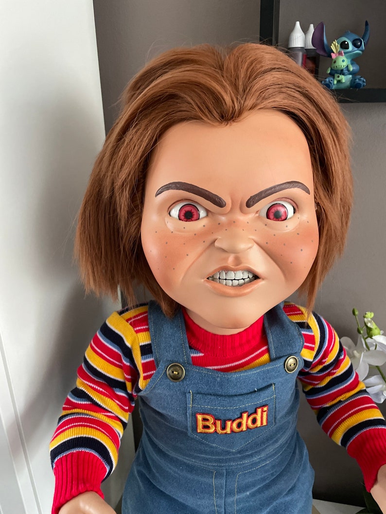 Buddi V3 Angry Hair Volume Chucky Rag Doll Real Size Etsy