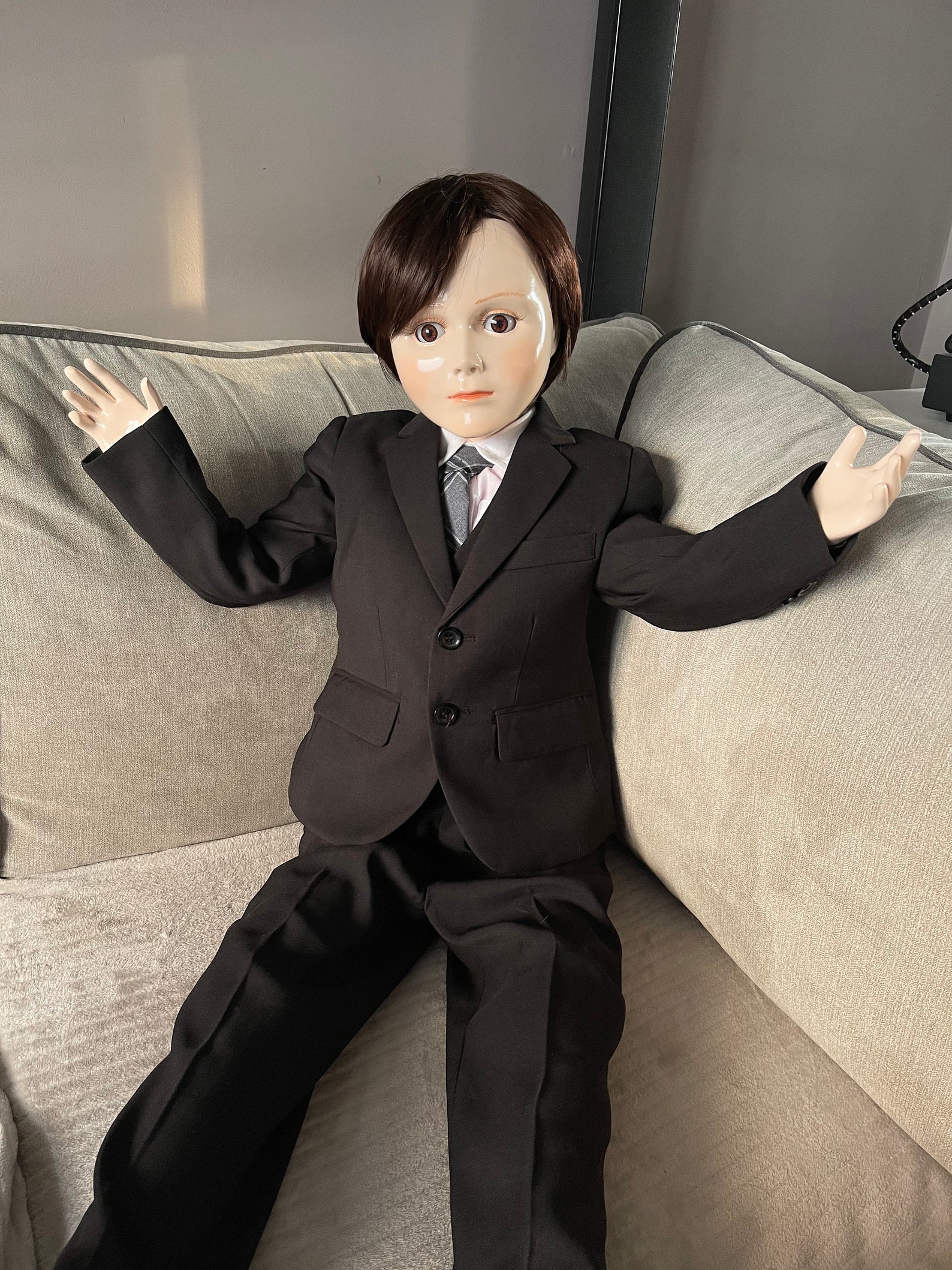 The Boy Brahms Rag Doll Real Size Life Size Etsy