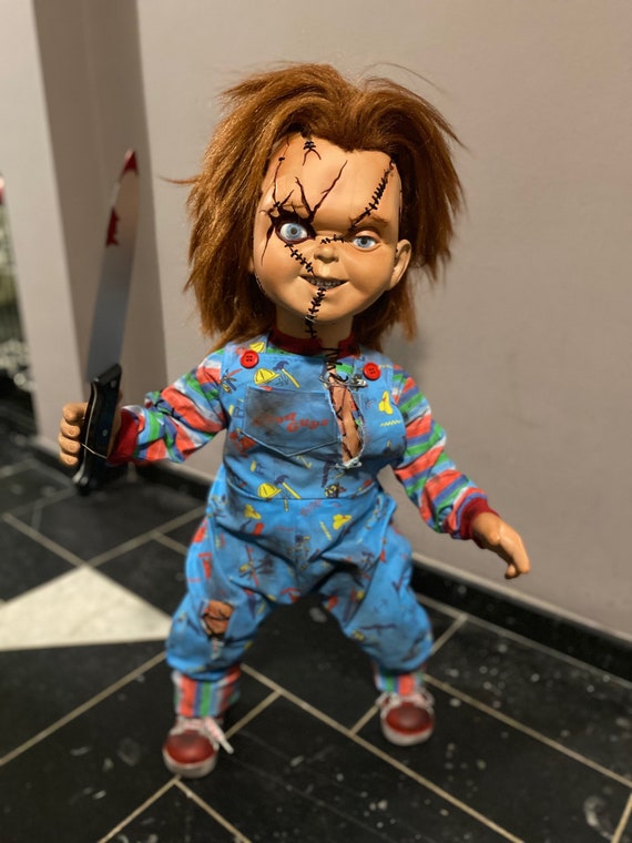 FANTASIA INFANTIL BONECO DO MAL CHUCKY TAMANHO G