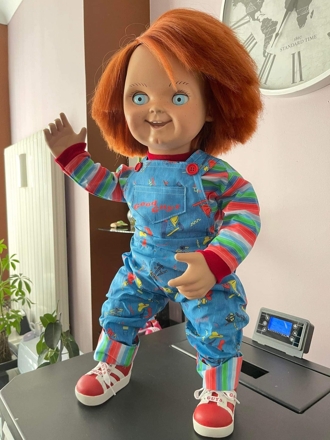 Chucky Child Play 1 Eyelid Version Real Size life Size -  Finland