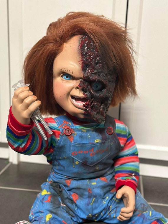 Chucky Series Burnt Melted Life Size Etsy UK