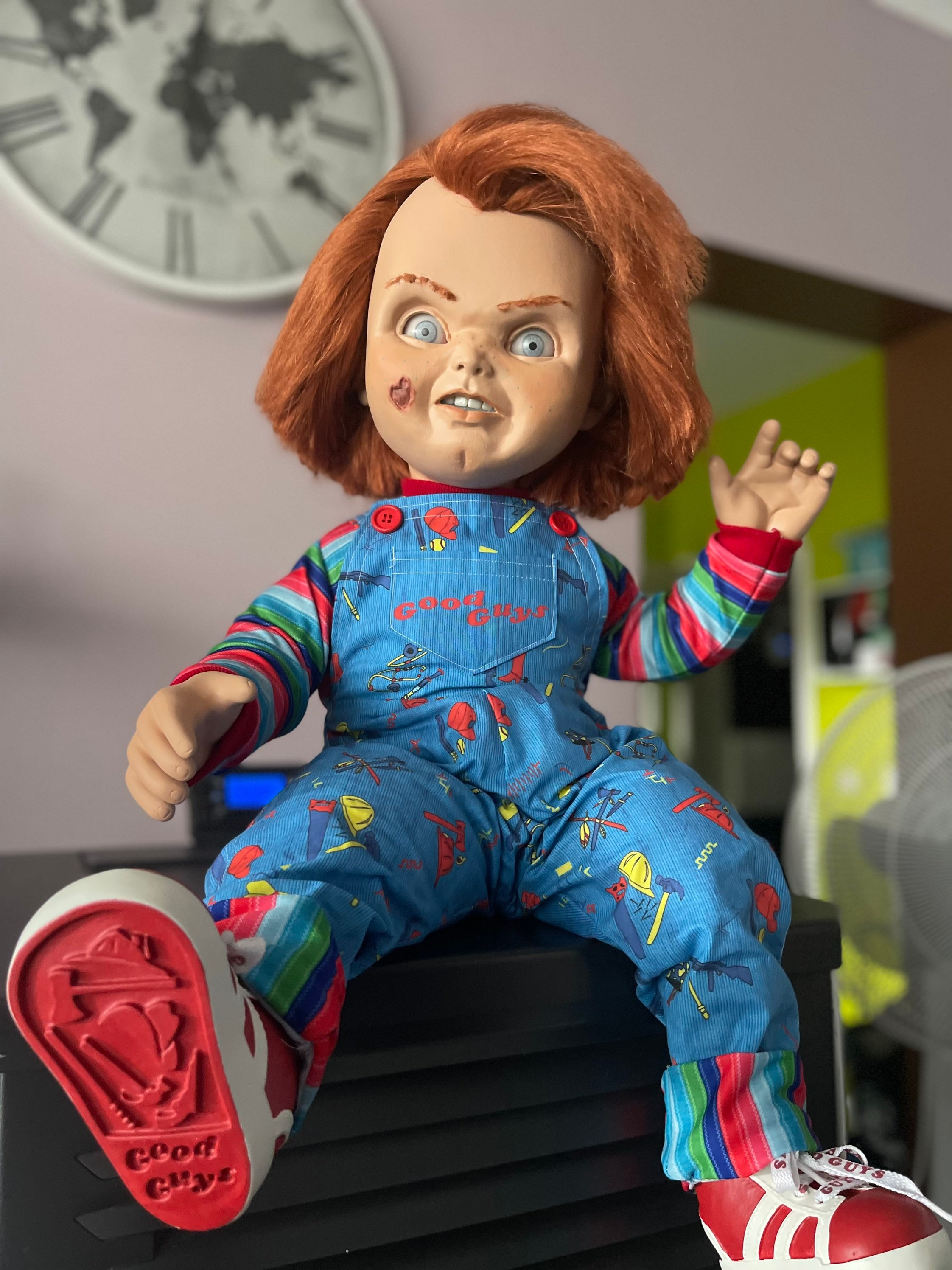 チャッキー トーキング 等身大 Spirit Child's Play h1Eb