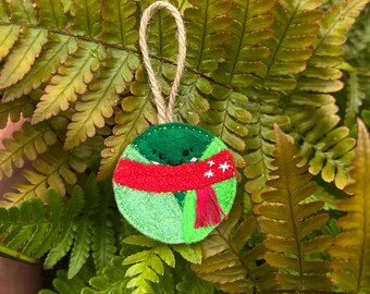 Handmade felt sprout Christmas decoration