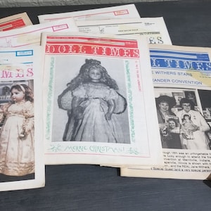 Vintage Doll Paper Magazines Lot of 9