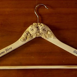 Wedding Dress Hanger Personalized