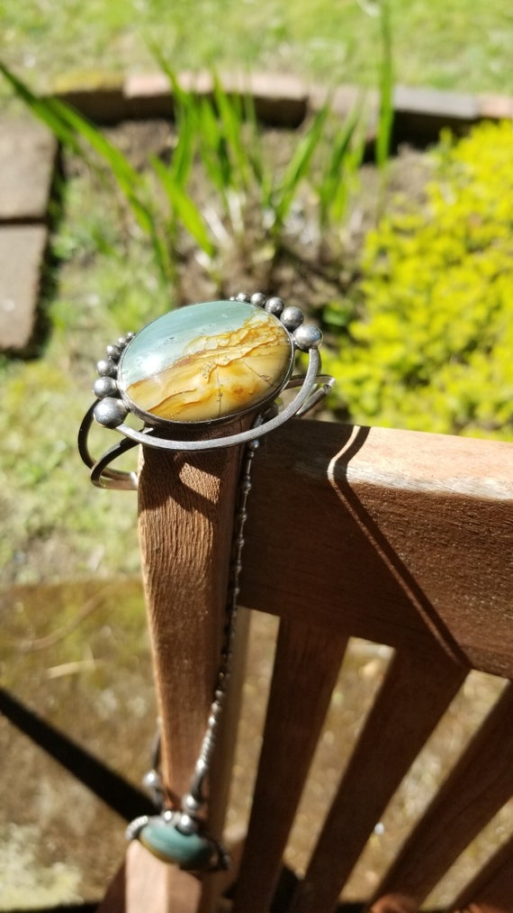 Agate Pendant Chain & Bracelet - image 3