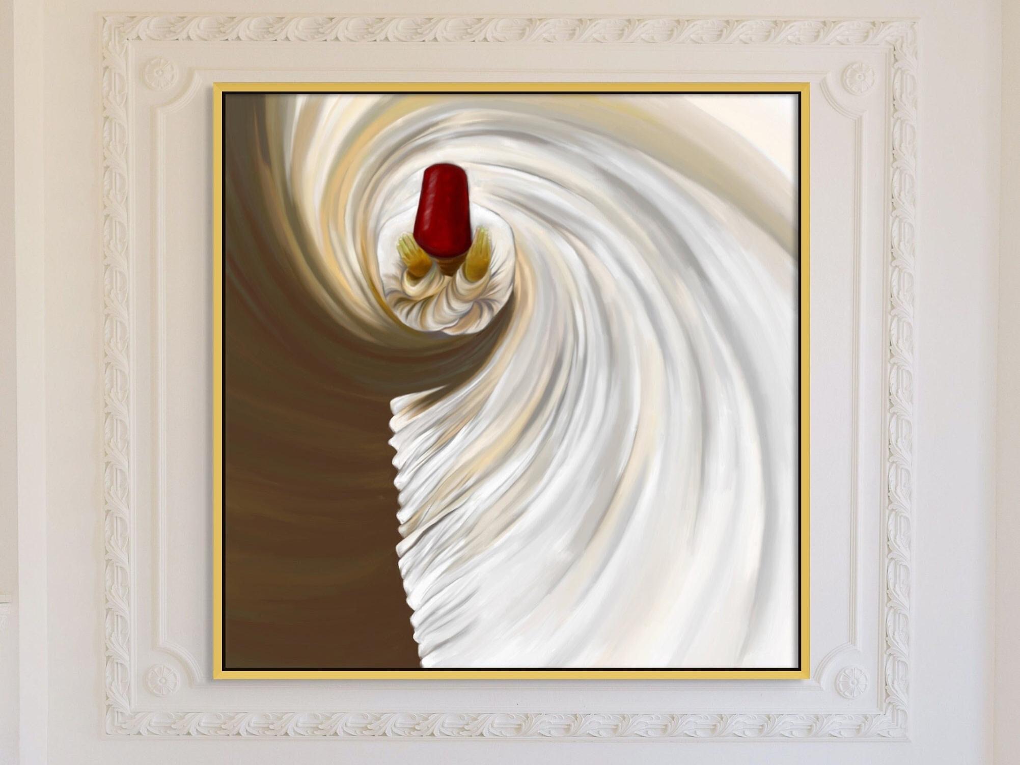 ✨Darvish Gallery Arts GH・AMINI デザインプレート Amazon.com: Ancient Sufi dance and whirling dervish with