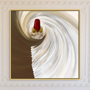 Sufi Whirling Dervish Painting, Sufi Modern Original Art Canvas, Sufism Spiritual Oil Painting, Islamic Rumi Wall Art
