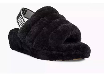 fuzzy slides ugg