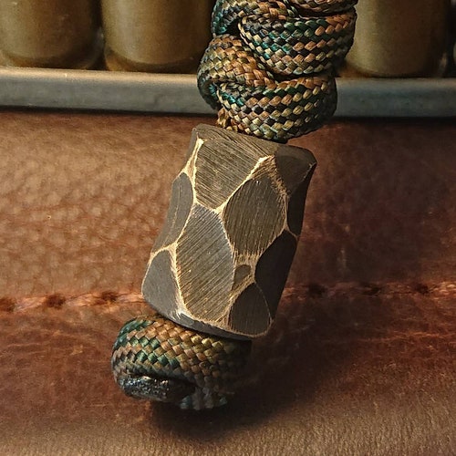 Timekeeker Brass EDC Bead / Every Day Carry / Paracord Bead / Etsy