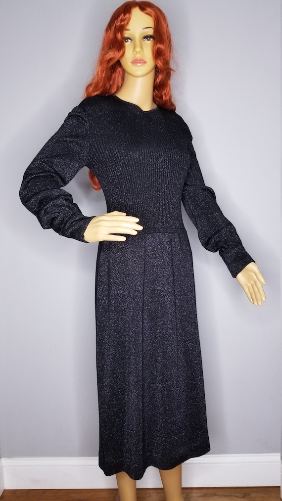 True Vintage 1950s Robinson's Wool and Lurex Blen… - image 2