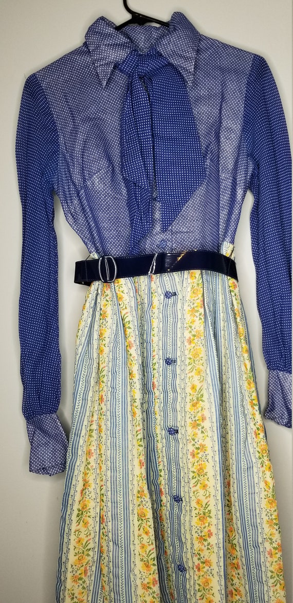 Cute 1960s Mr. Bob of California Vintage Dress Fl… - image 2