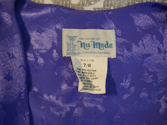 The House of Nu Mode Polyester 80s Blouse Wrap Wo… - image 5