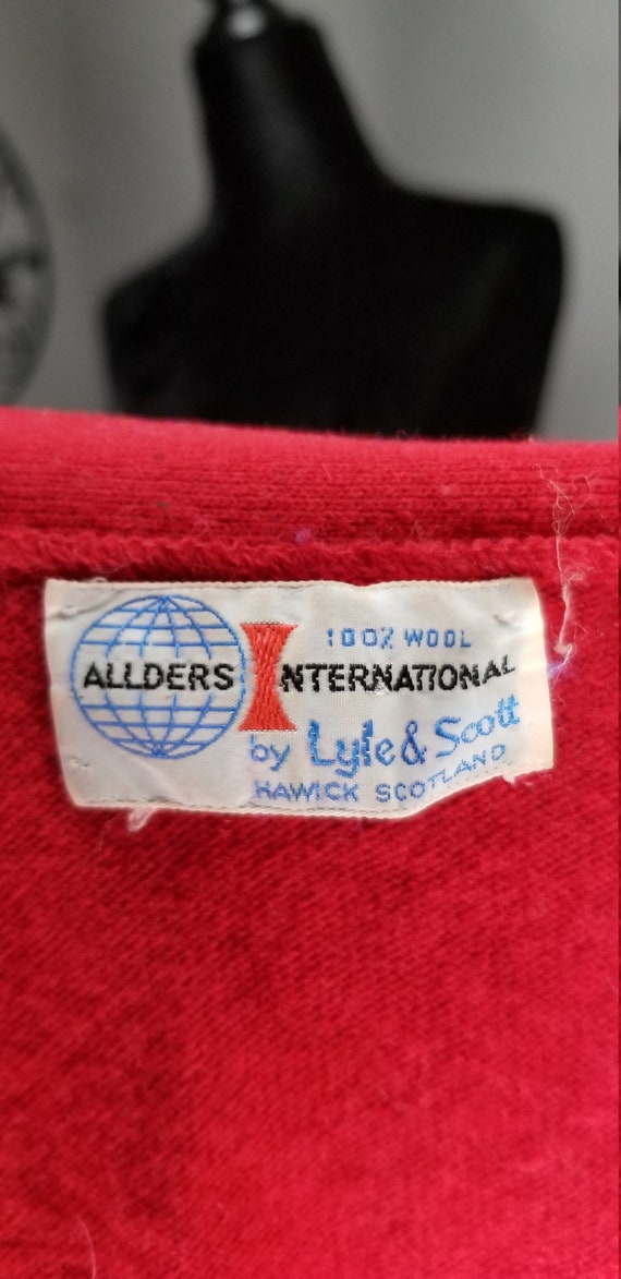 Allders International Wool Sweater Womens Button … - image 2