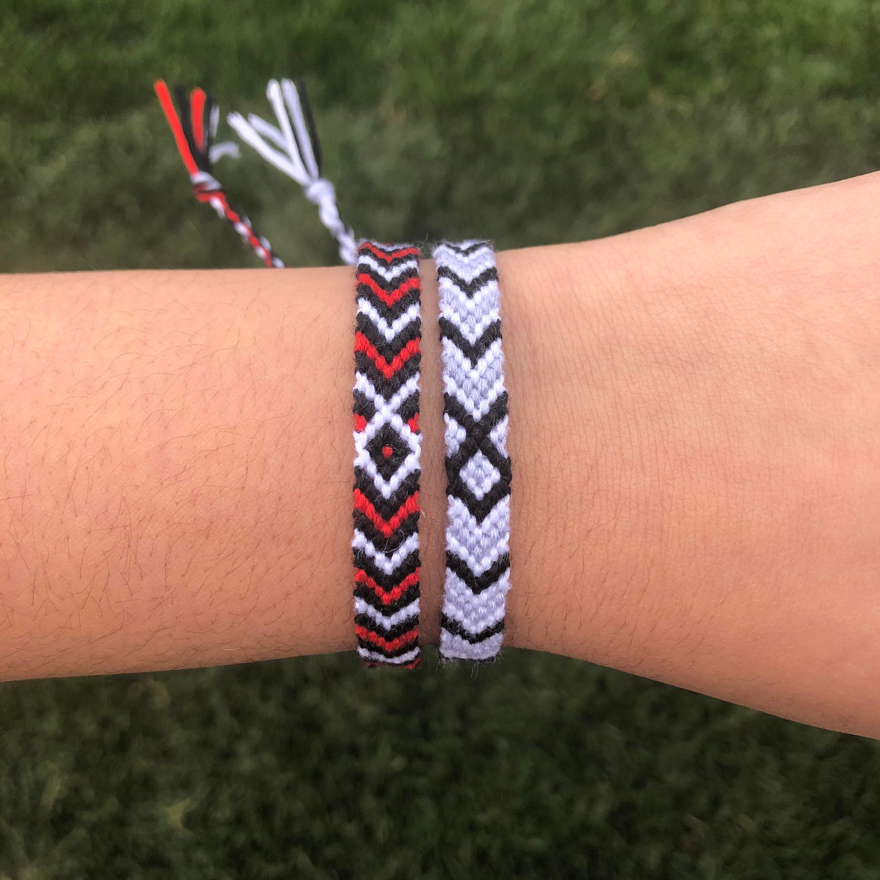 Wool bracelet | Bracelets, Embroidered friendship bracelet, Wool