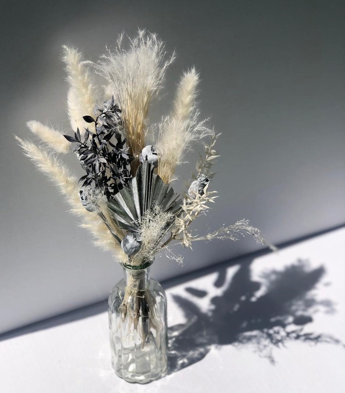 Luxury Dried Flower Gift Box Dried Flower Bouquet Glass Vase Etsy UK