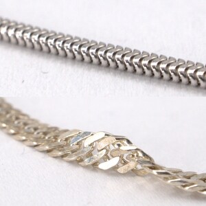 925 Silver Gourmet Chain Bracelet - Unisex Classic Design