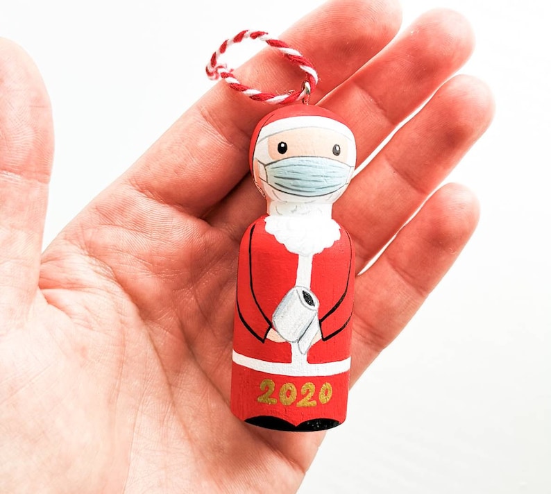 Covid2020 Christmas Ornaments 2020 Quarantine Ornament Etsy