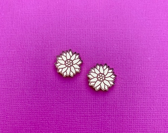 10 Stk / 5 Paar Sonnenblumen Laser cut Formen