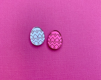 10 Stück / 5 Paar Osterei Laser cut Formen