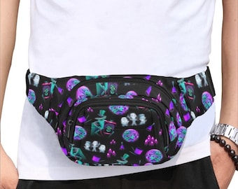 Haunted Mansion hatbox ghost Disney parks inspired waist bag bumbag fanny pack