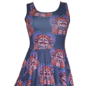 Ludo Labyrinth inspired print skater dress- Sizes S- 5XL plus size