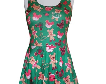 Christmas Cats Skater Print Dress S-5XL Kawaii Kitsch Plus Size - Etsy