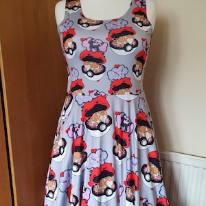 Evie dreams print skater dress- Sizes S- 5XL plus size