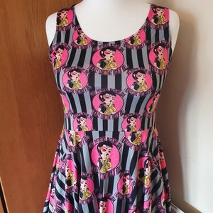 Meatloaf Rocky horror inspired skater print dress S- 5XL kawaii kitsch retro rockabilly cute alternative fashion